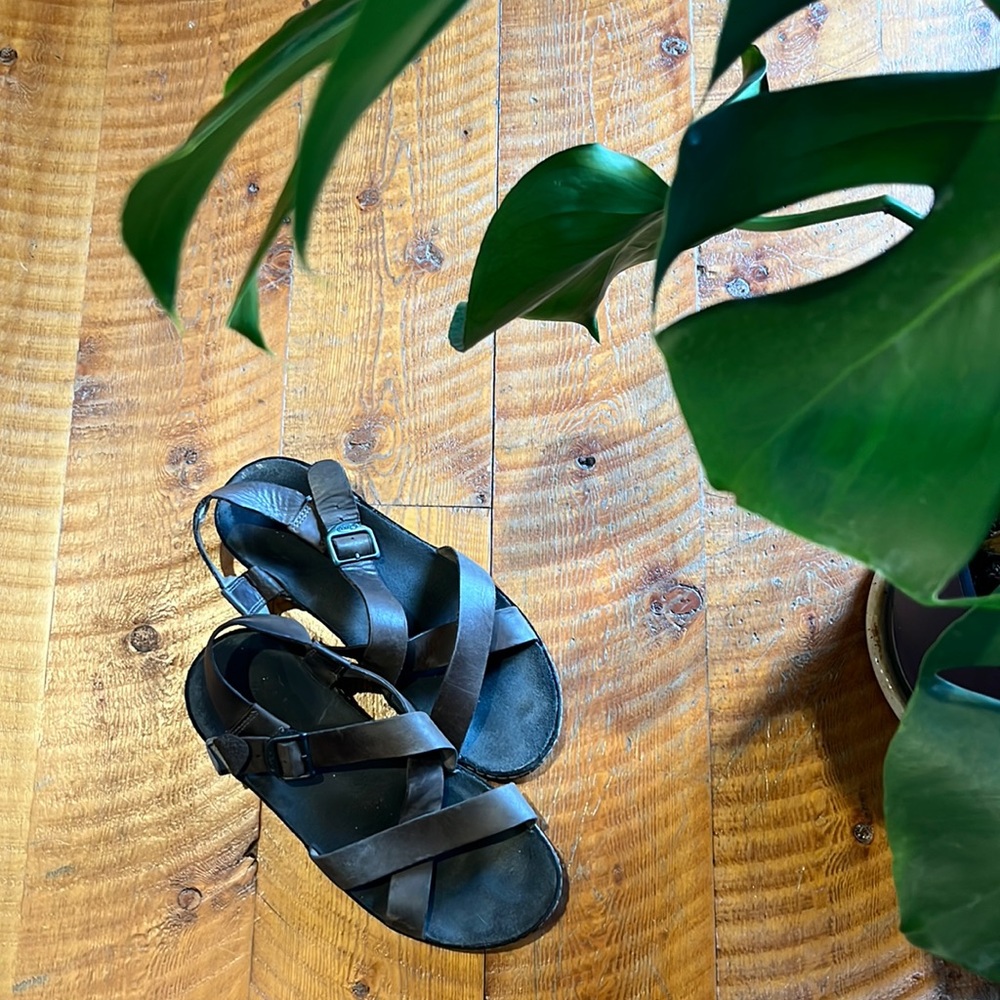 Chaco leather flats